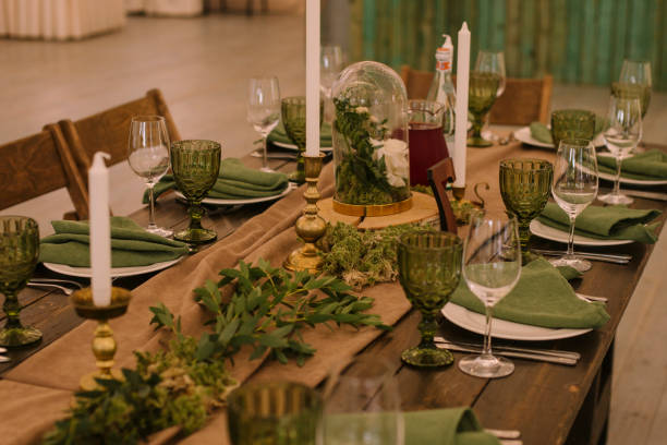 Affordable wedding greenery decor