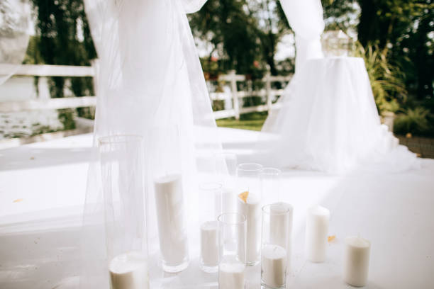 All white wedding color palette for 2026